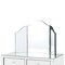 Renee Frameless Modern Contemporary Tri-fold Tabletop Vanity Mirror